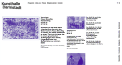 Desktop Screenshot of kunsthalle-darmstadt.de